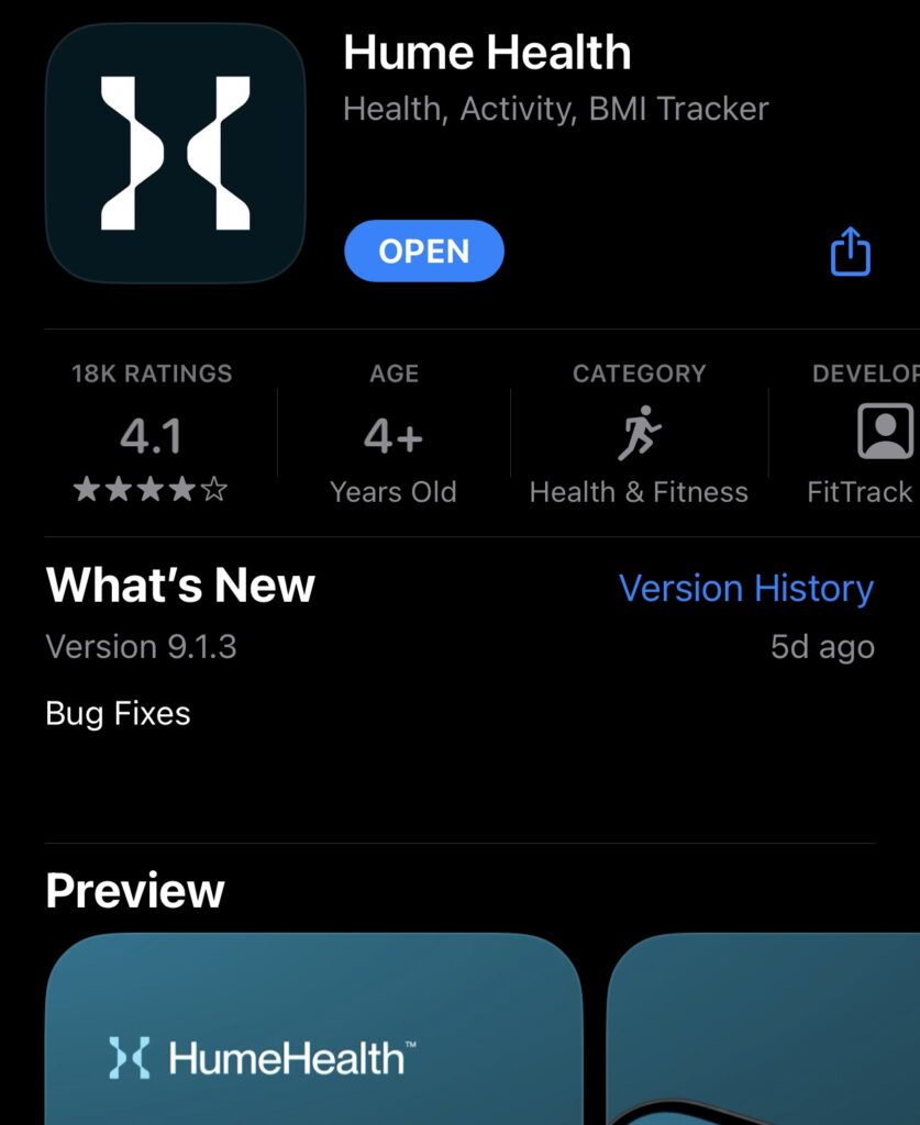 Hume Health App
