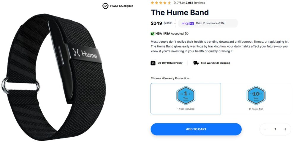 Hume band price
