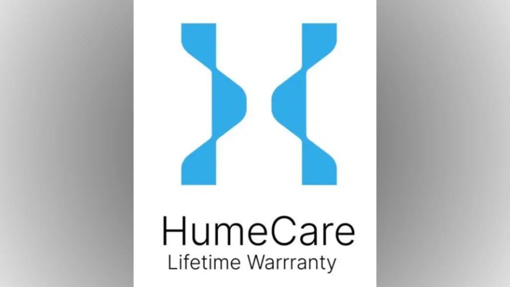 HumeCare Lifetime Warranty official logo from Hume Health